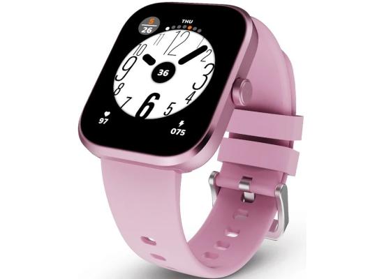 HiFuture LUME Pro Smartwatch 1.85-inch AMOLED Display, Dual-Core Processor, 100+ Sports Modes, Built-in Wireless Calling, 24/7 Health Monitoring (Heart Rate, SpO2, Sleep), Ultra-Light Weight Sleek Design, Pink